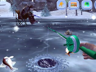 Overview of ice fishing game online